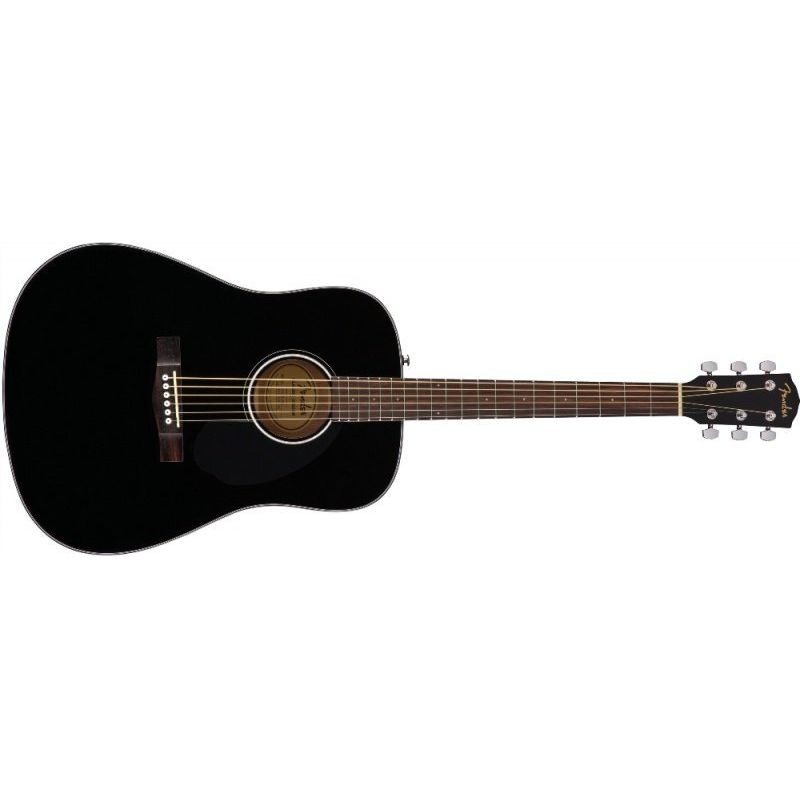 Акустическая гитара Fender CD-60S BLACK